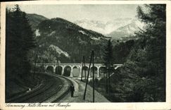 CPA Semmering Kalte Rinne Mit Raxalpe