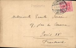 VINTAGE POSTCARD Gruss Aus Frankfurt HAS M