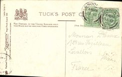 POSTAL Londres de la VENDIMIA para clavar St Paul S de la torre caliente