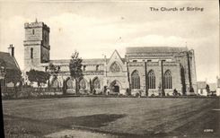 VINTAGE POSTCARD The Church off Stirling
