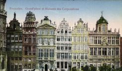 CPA Bruxelles Grand Place Et Maisons Des Corporations