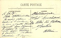 VINTAGE POSTCARD Sheep Grazing At the Top Of Puy De Dome