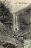 VINTAGE POSTCARD Auvergne Cascades De Trador Close Laqueville