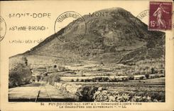 VINTAGE POSTCARD Puy De Dome Rightly Calls the Large Father Of Auvergnats