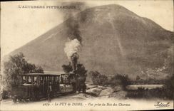 CPA L'Auvergne Pittoresque Le Puy De Dome Vue Prise Du Bois Des Charmes Train 