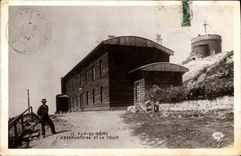 VINTAGE POSTCARD Puy De Dome the Observatory And the Tower