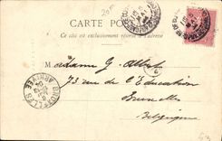 VINTAGE POSTCARD Mill Close Tauves