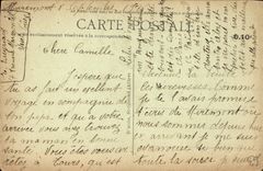 VINTAGE POSTCARD Picturesque Auvergne Miremont Ruins Of the Castle And the Church