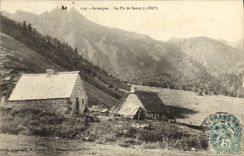 VINTAGE POSTCARD Auvergne the Peak De Sancy