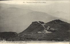 VINTAGE POSTCARD Seen from Of the Summit Of Puy De Dome