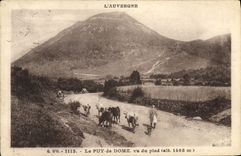 CPA L'Auvergne Le Puy De Dome Vu du Pled Vache