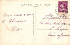 VINTAGE POSTCARD Auvergne Puy De Dome Seen of Pled Cow