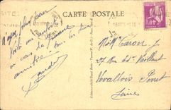 CPA Les Auvergnats Chez Eux Retour De Foire Folklore Ane 