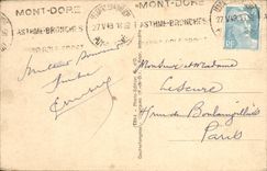 VINTAGE POSTCARD Auvergne Auvergnats On their premises a Wedding In Auvergne Folklore