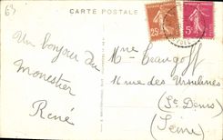 CPA L'Auvergne Auvergnate En Costume Du Pays Folklore Femme