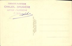 VINTAGE POSTCARD Poetic Auvergne poetic Interior