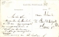 VINTAGE POSTCARD the Rock Vendeix Cows