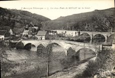 VINTAGE POSTCARD Picturesque Auvergne Both De Menat On Sioule