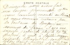 VINTAGE POSTCARD Artillery With the Camp Of the Fountain Of the Shepherd Puy De Dome Puy Pariou Militaria