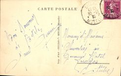 Infantería de la POSTAL de la VENDIMIA con el trabajo del campo de Militaria