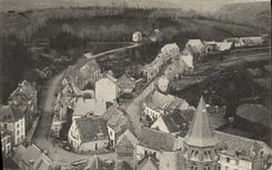 VINTAGE POSTCARD Auvergne Panorama of Rochefort