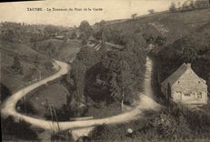 CPA Tauves Le Tournant Du Pont De La Garde