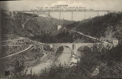 CPA L'Auvergne Garabit Vue Generale Du Viaduc