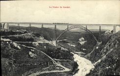 VINTAGE POSTCARD the Viaduct De Garabit