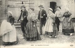CPA L'Auvergne Pittoresque Un Bapteme Auvergnat Folklore
