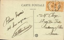 CPA En Auvergne Dans Le Chemin Creux L'Attente Folklore