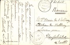 VINTAGE POSTCARD Vordermeggen Villa St Charles Ruins