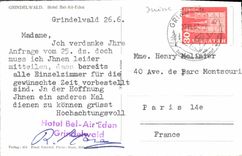 CPAM Grindewald Hotel Bel air Eden 