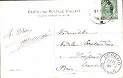 VINTAGE POSTCARD Courmayeur Valle Tag dal Laying D' Entreves