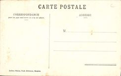 VINTAGE POSTCARD Peasant of Champery Folklore