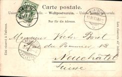 VINTAGE POSTCARD Castle of Chillon Bay of