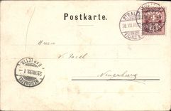 CARTE PHOTO St Gallier 1898 Tramway