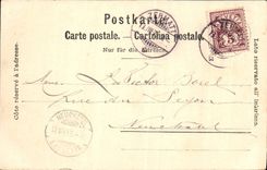 VINTAGE POSTCARD Summit of Gornergrat