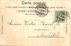 VINTAGE POSTCARD To remember De Dombresson