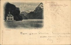 VINTAGE POSTCARD Gruss Vom Vielvaldstatter See Tellskapelle