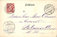 CPA Einsiedeln Carte 1899