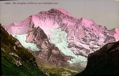 CPA Die Jungfrau von Interlaken aus