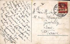 VINTAGE POSTCARD Lausanne and the Lake Lemen