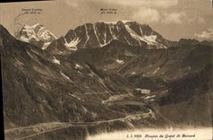 VINTAGE POSTCARD Old people's home of Large St Bernard