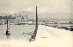 VINTAGE POSTCARD Rapperswill