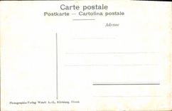 VINTAGE POSTCARD Lago di Lugano Punta di Mellde