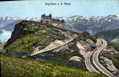 CPA Rigi Kulm u d Alpen