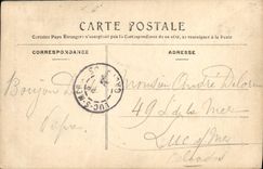 VINTAGE POSTCARD Paris Carries church Saint Louis in I' the Street St Louis in the Island