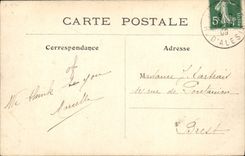 VINTAGE POSTCARD Paris National library interior Court