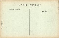 VINTAGE POSTCARD Paris D' Autrefois Street of the Carmelite friars Vault of the Irishmen Prison under Ireland Terror