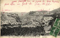 CPA Constantine Vue Sur la Passerelle de Sidi M'Cid
